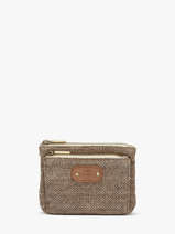 Portemonnee Mila louise Bruin cm 23690CM